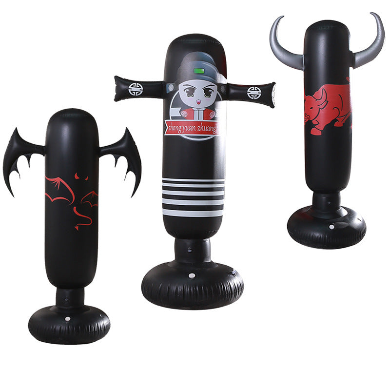 Inflatable punching post boxing post