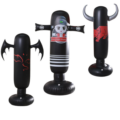 Inflatable punching post boxing post