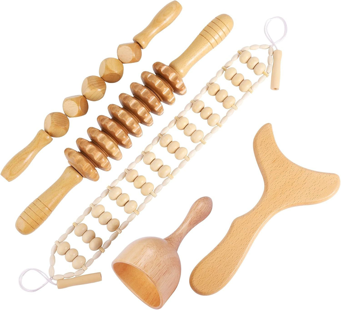 Wooden Massager Set