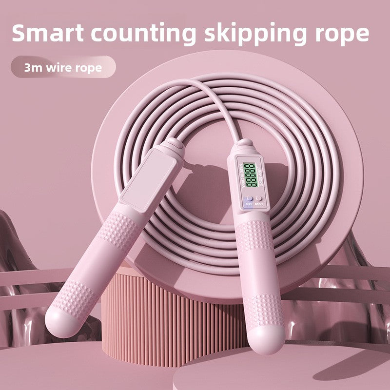 Smart counting weighted skipping rope
