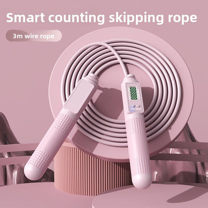 Smart counting weighted skipping rope