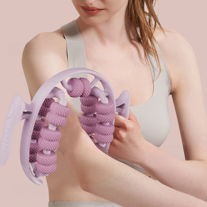 Yoga wheel circular leg roller