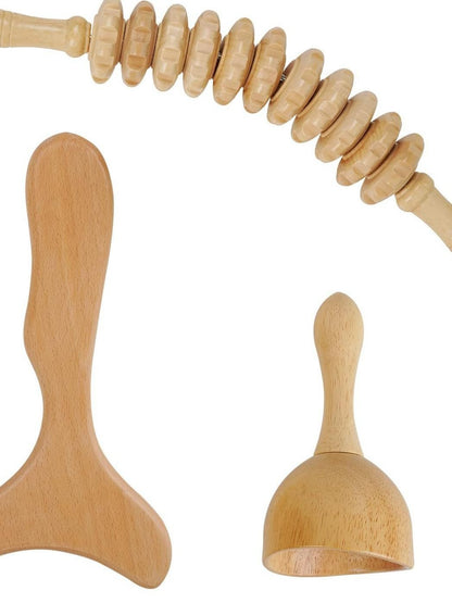 Wooden Massager Set