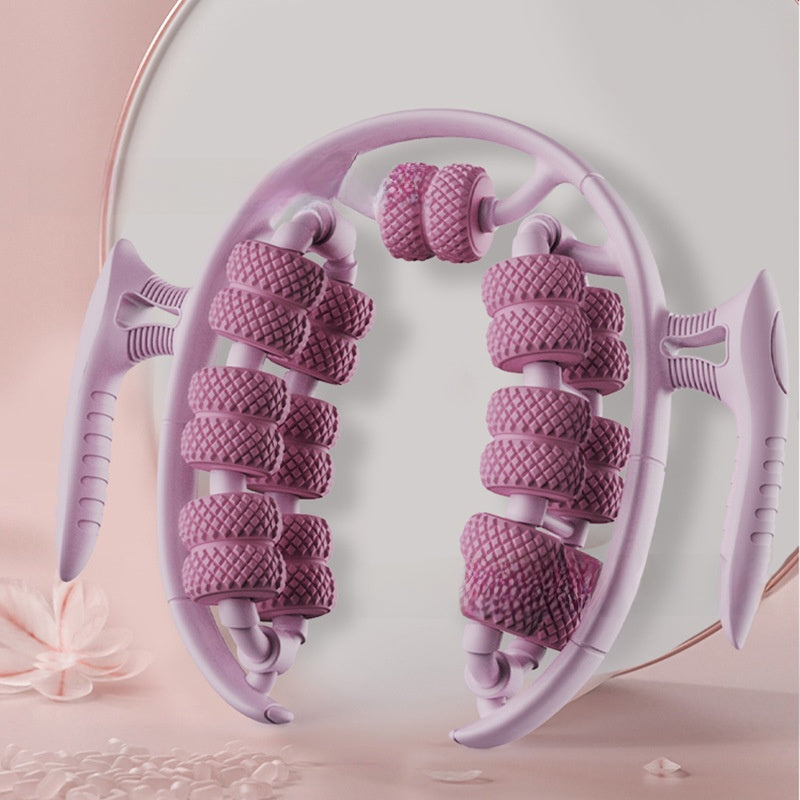 Yoga wheel circular leg roller