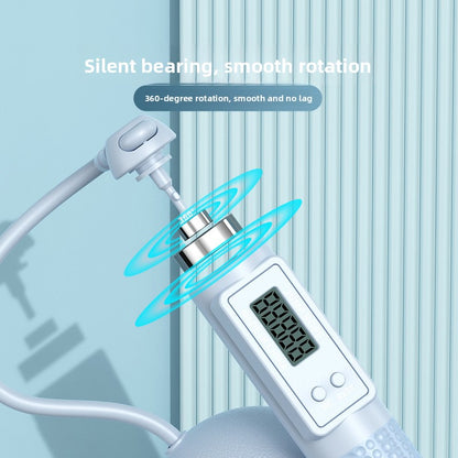 Smart counting weighted skipping rope