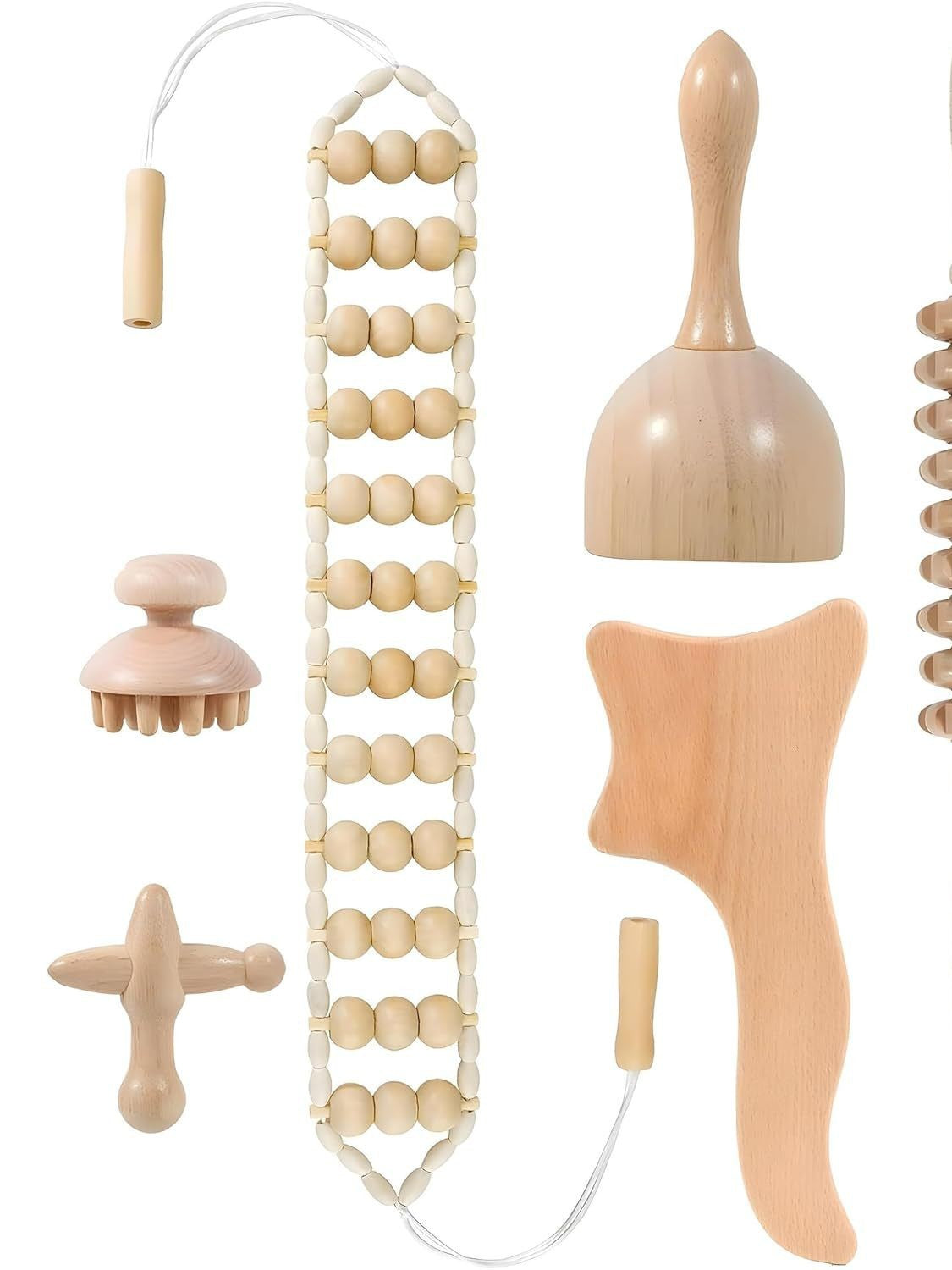 Wooden Massager Set