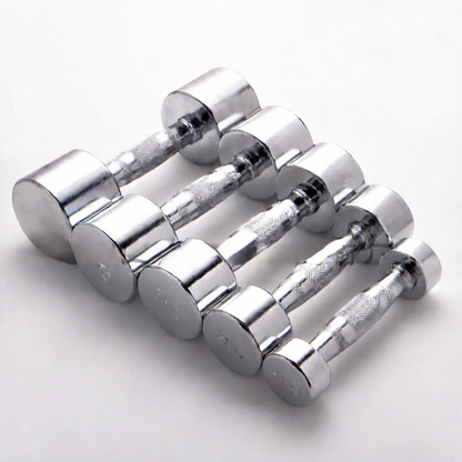 All-steel electroplated dumbbell