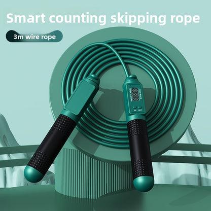 Smart counting weighted skipping rope