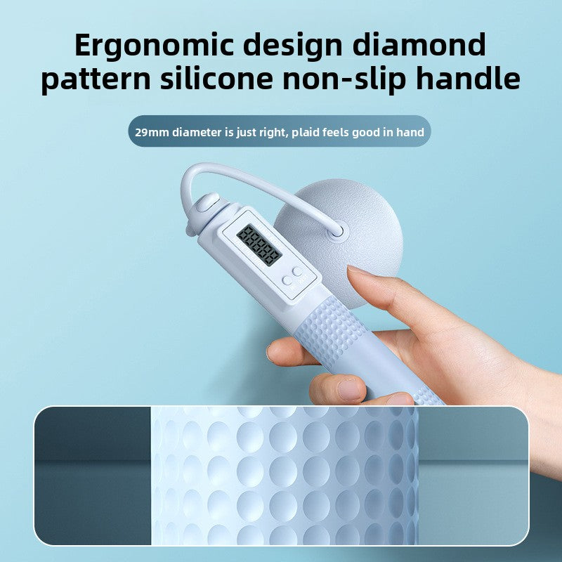 Smart counting weighted skipping rope