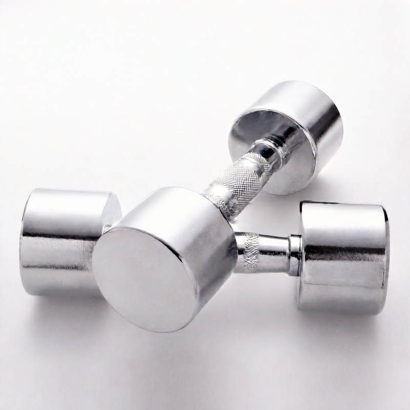 All-steel electroplated dumbbell