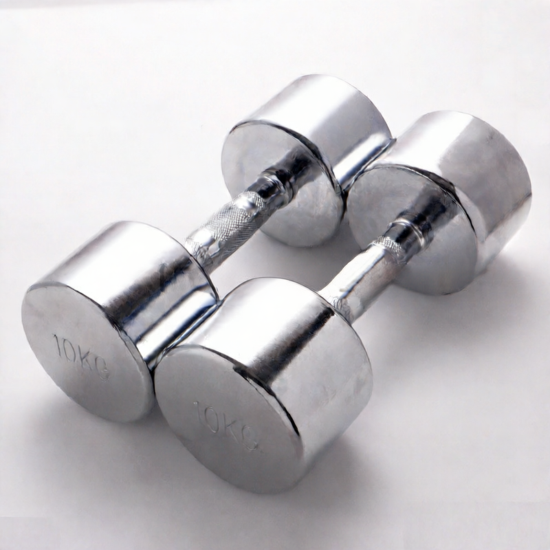 All-steel electroplated dumbbell
