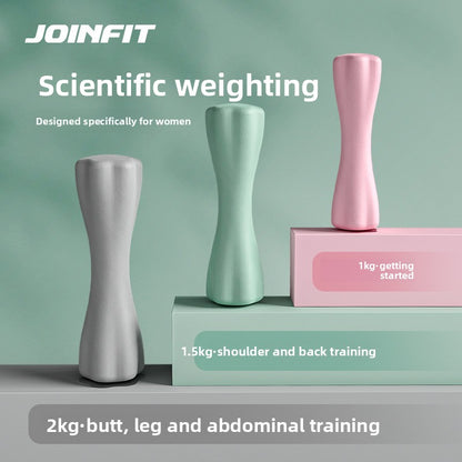 Joinfit Hexagonal Plastic Dumbbell for Home Fitness