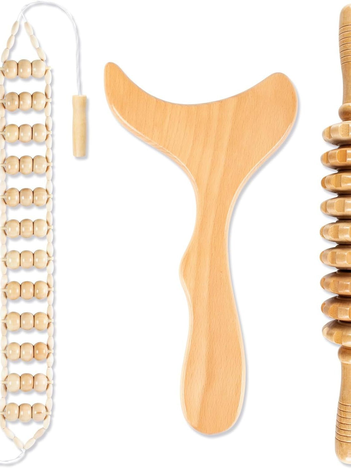 Wooden Massager Set