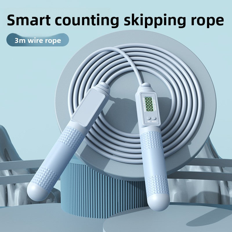 Smart counting weighted skipping rope