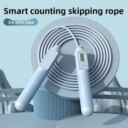 Smart counting weighted skipping rope
