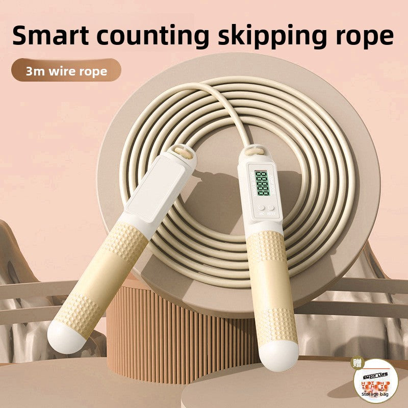 Smart counting weighted skipping rope